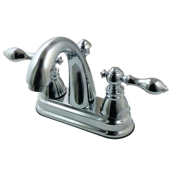 Fauceture 4" Centerset Bathroom Faucet W/ Plastic Pop-Up, Chrome FSY5611ACL - main